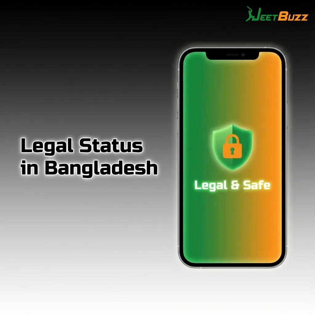 Curaçao gaming license badge representing legal offshore gambling platform accessible to international players — Jeetbuzz in Bangladesh
