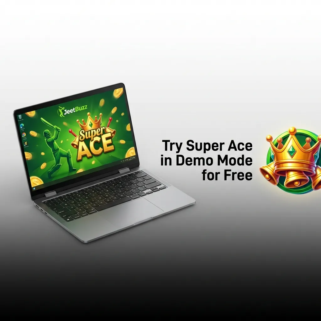 Player testing Super Ace slot game in demo mode with virtual credits on Jeetbuzz platform — Jeetbuzz in Bangladesh