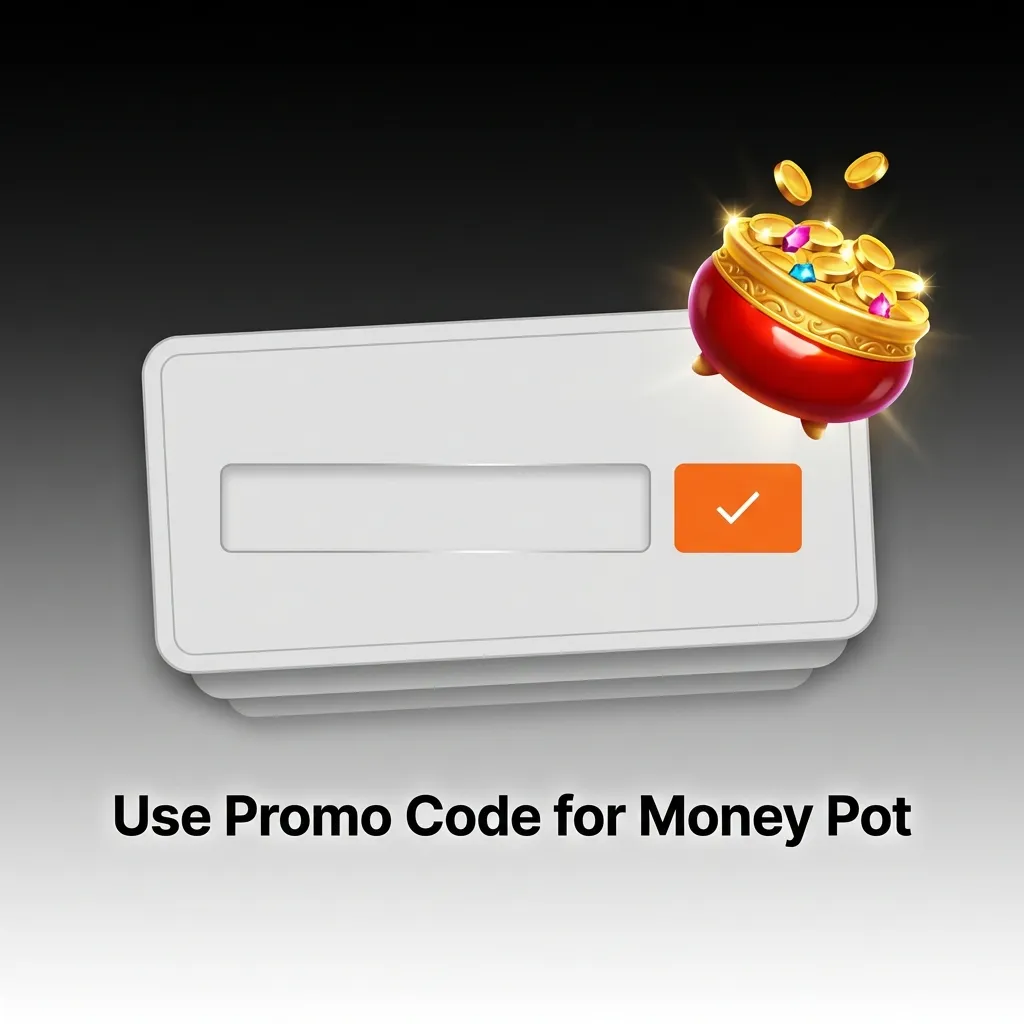 Money Pot promo code MONEYPOT100 entry field showing 10% deposit bonus offer up to ৳1,000 — Jeetbuzz in Bangladesh