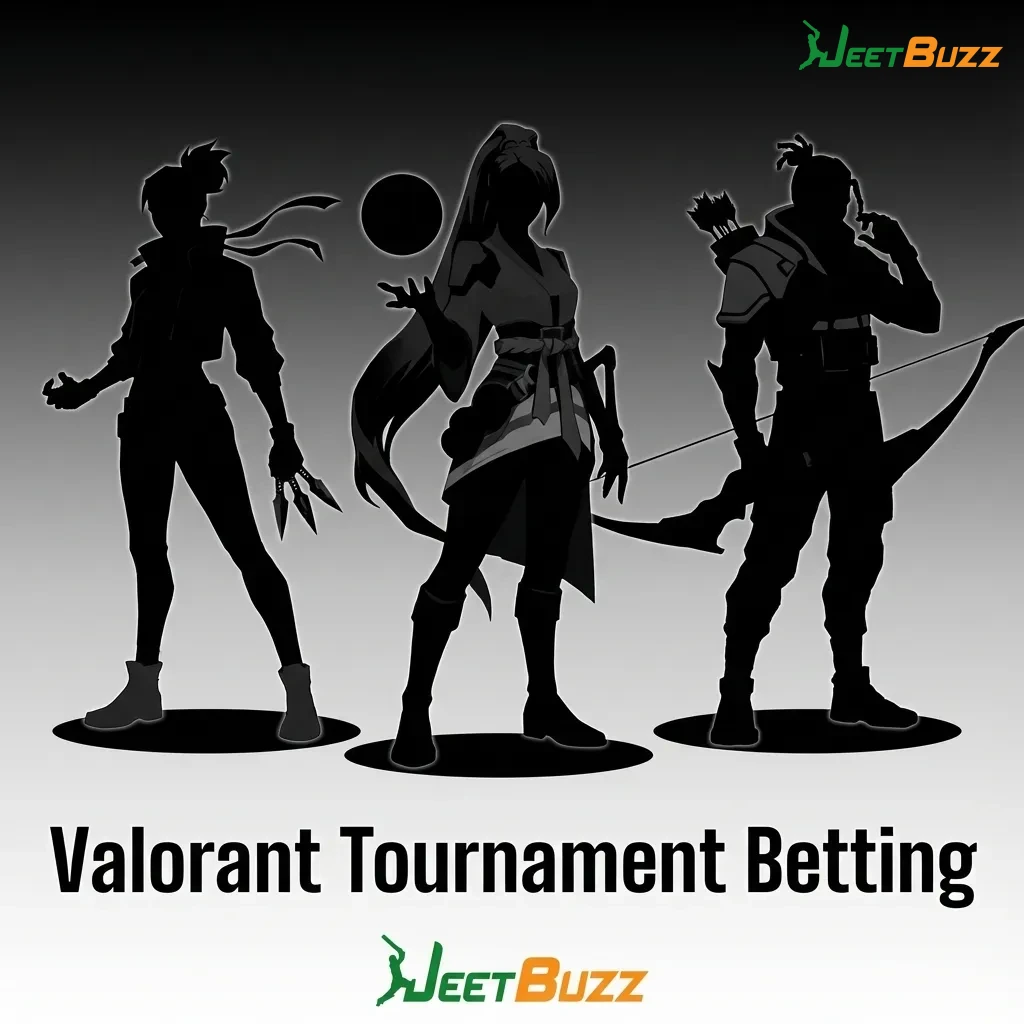 Valorant esports tournament betting interface showing match odds, agent selections, and competitive championship events — Jeetbuzz in Bangladesh